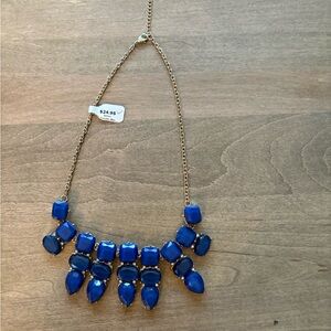 Elegant Blue Statement Necklace